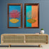 A Symphony of Trees Shadow Box Wall Decoration Piece Pair - Set of 2